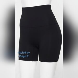 ❤NEW SKIMS Seamless Sculpt High Waist Mid Thigh BBL Shaping Shorts Black ONYX XL